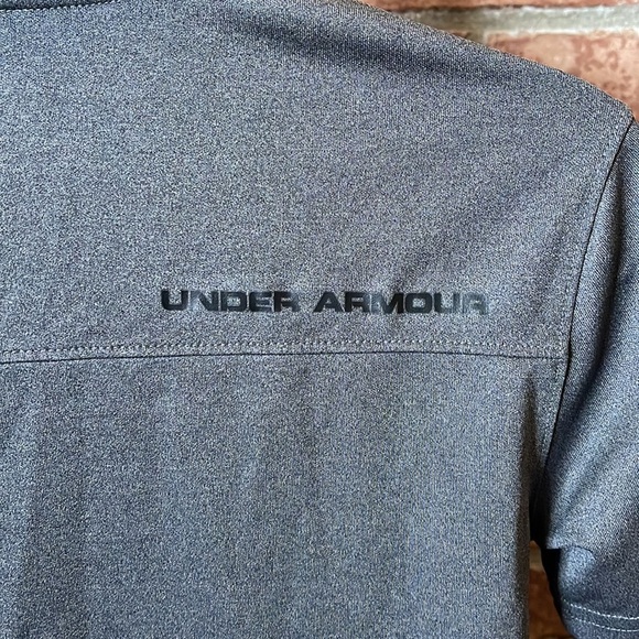 Under Armor Gray Short Sleeve Polo Shirt - Picture 4 of 5
